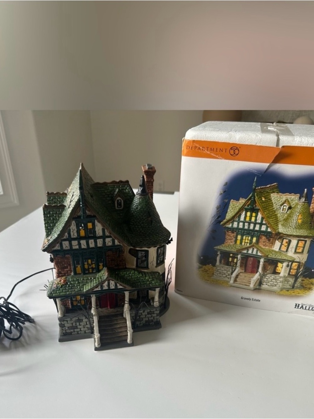 Department 56 Halloween Lighted Village House